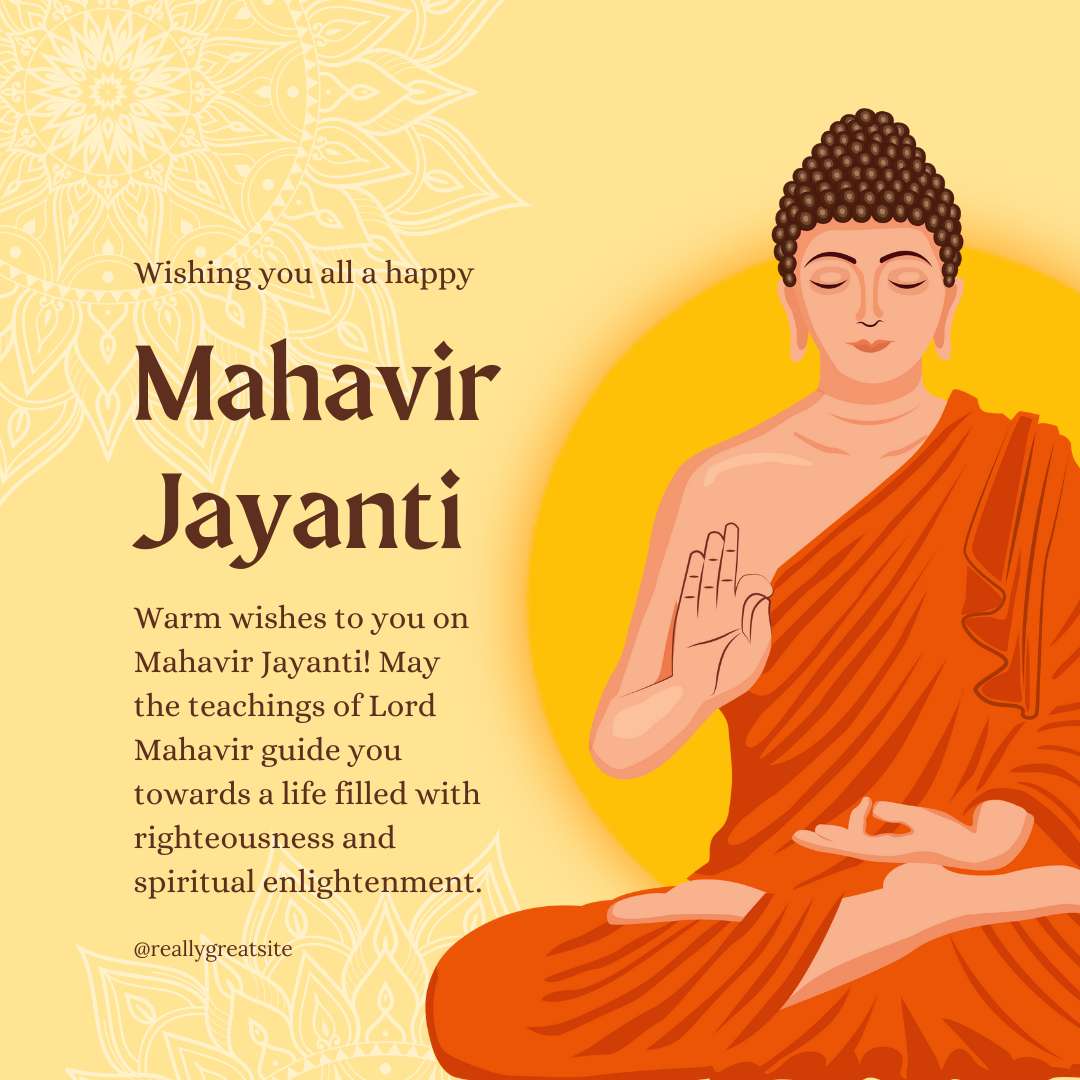 Mahavir Jayanti 2024 Status